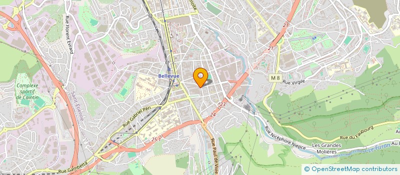 localisation de l'entreprise COPROPRIETE MARIVAUX  SAINT-ETIENNE