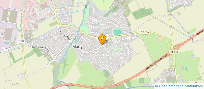 localisation de l'entreprise COPROPRIETE MARLY LES AZALEES  MARLY