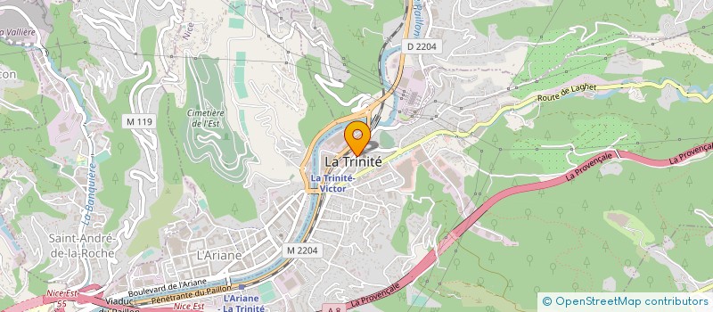 localisation de l'entreprise COPROPRIETE MASSIERA  LA TRINITE