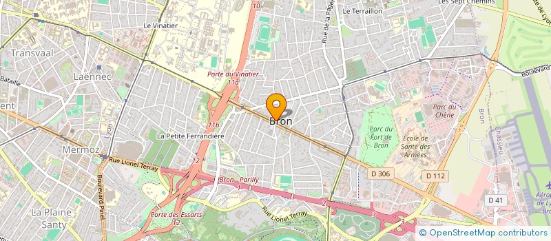 localisation de l'entreprise COPROPRIETE MATISSE  BRON