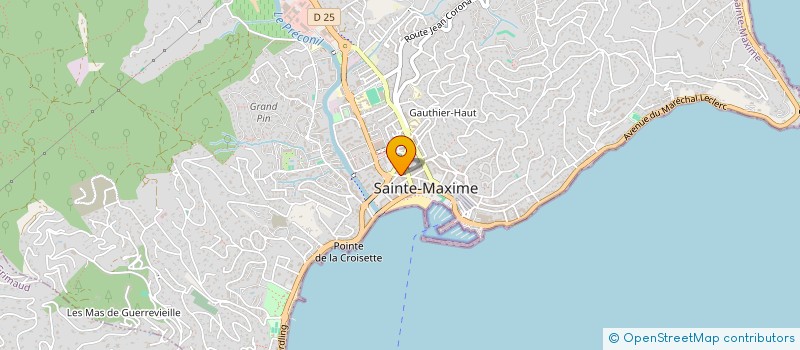localisation de l'entreprise COPROPRIETE MAXIME à SAINTE-MAXIME