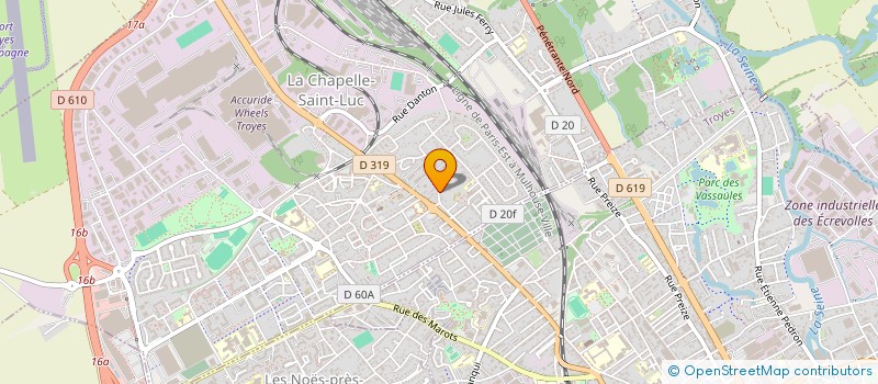 localisation de l'entreprise COPROPRIETE MENZIERE  LA CHAPELLE-SAINT-LUC