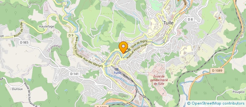 localisation de l'entreprise COPROPRIETE MERMOZ  TULLE