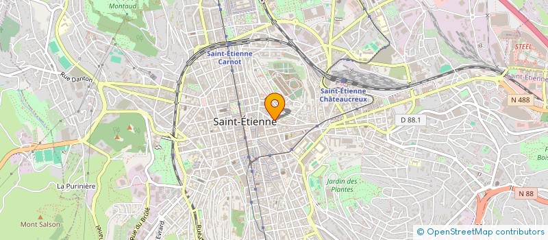 localisation de l'entreprise COPROPRIETE MICHEL SERVET  SAINT-ETIENNE