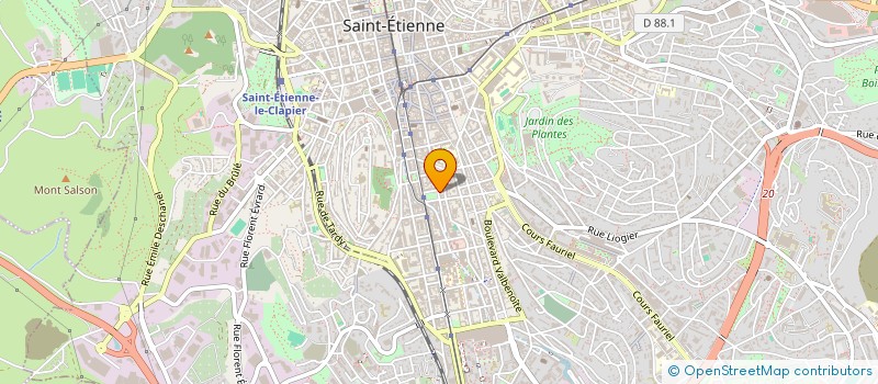 localisation de l'entreprise COPROPRIETE MICHELET  SAINT-ETIENNE