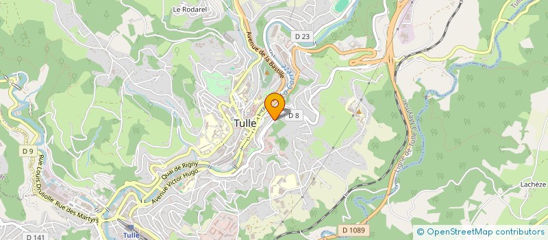 localisation de l'entreprise COPROPRIETE MIE  TULLE