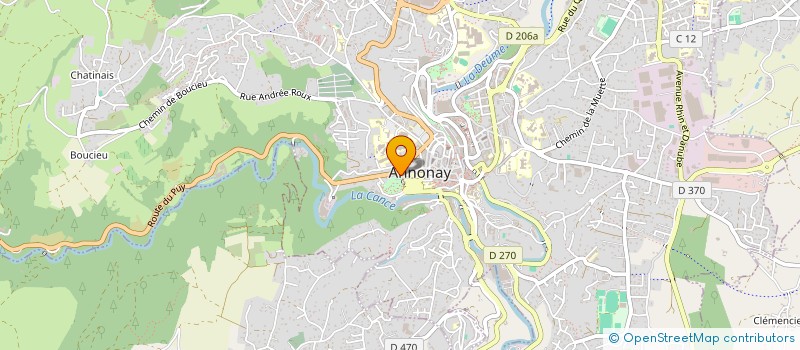 localisation de l'entreprise COPROPRIETE MIGNOT  ANNONAY