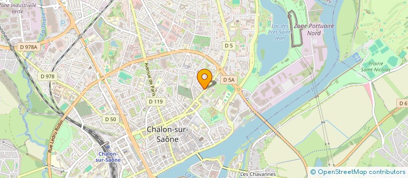 localisation de l'entreprise COPROPRIETE MONOCHARME 1  CHALON-SUR-SAONE