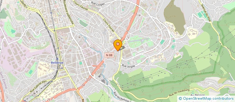 localisation de l'entreprise COPROPRIETE MONT DORMANT  SAINT-ETIENNE