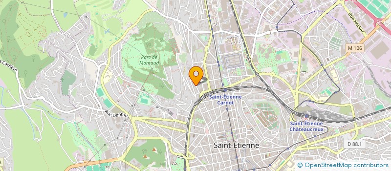 localisation de l'entreprise COPROPRIETE MONTAUD  SAINT-ETIENNE