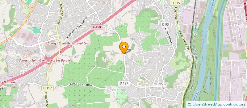 localisation de l'entreprise COPROPRIETE MONTCORIN  IRIGNY