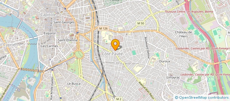 localisation de l'entreprise COPROPRIETE MOUETTES à TOULOUSE