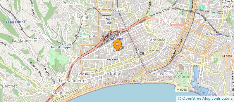 localisation de l'entreprise COPROPRIETE MOZART à NICE