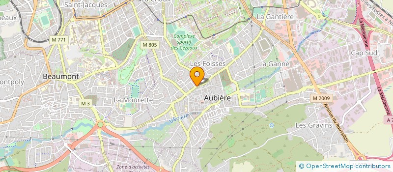 localisation de l'entreprise COPROPRIETE MURANO  AUBIERE