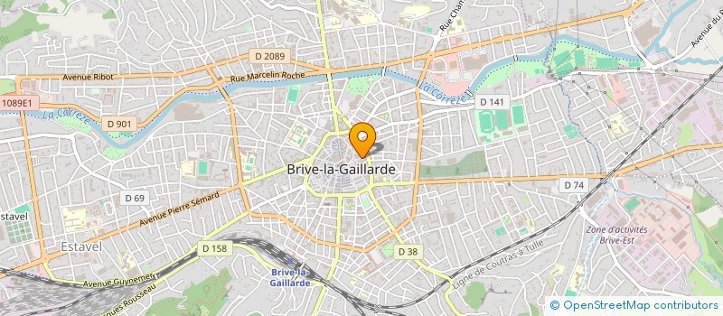 localisation de l'entreprise COPROPRIETE MUSEE  BRIVE-LA-GAILLARDE