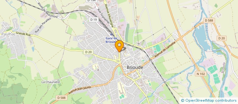 localisation de l'entreprise COPROPRIETE MYSORE  BRIOUDE