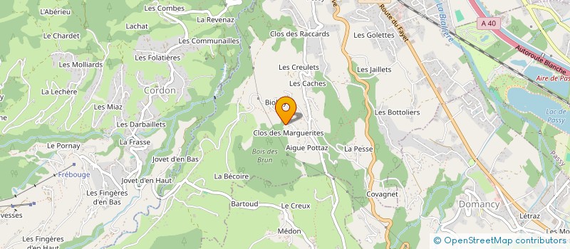 localisation de l'entreprise COPROPRIETE NANT CRUY  SALLANCHES