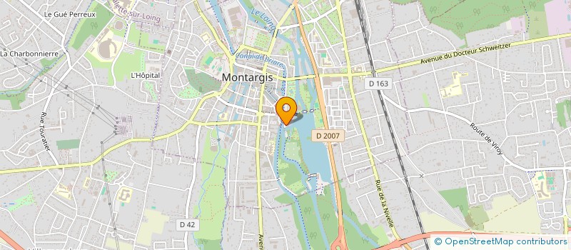 localisation de l'entreprise COPROPRIETE NAUTICA à MONTARGIS