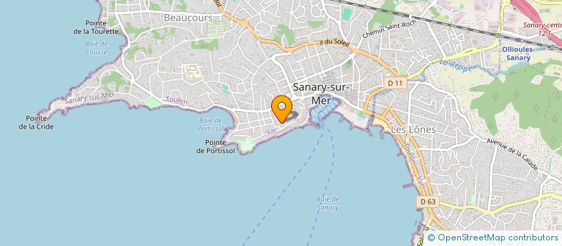 localisation de l'entreprise COPROPRIETE NAVIRE SAINT GUIGO à SANARY-SUR-MER