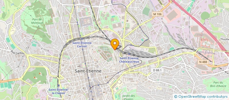 localisation de l'entreprise COPROPRIETE NEYRON  SAINT-ETIENNE