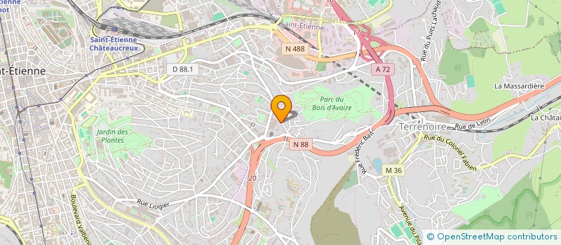 localisation de l'entreprise COPROPRIETE NORMANDIE  SAINT-ETIENNE