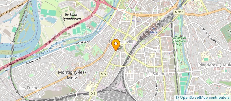 localisation de l'entreprise COPROPRIETE NOUVELLE VILLE  METZ