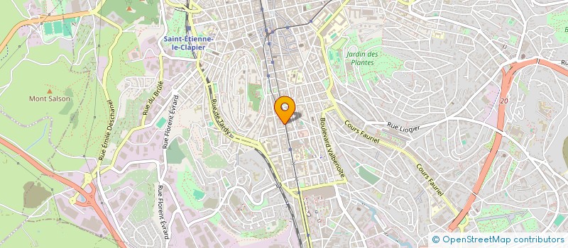 localisation de l'entreprise COPROPRIETE ONZE NOVEMBRE  SAINT-ETIENNE