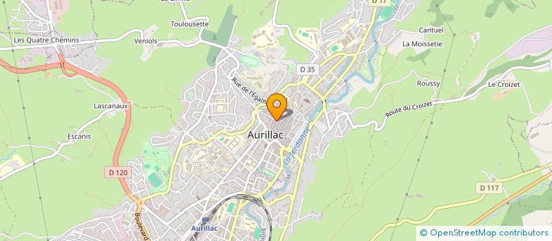 localisation de l'entreprise COPROPRIETE OPELIA à AURILLAC
