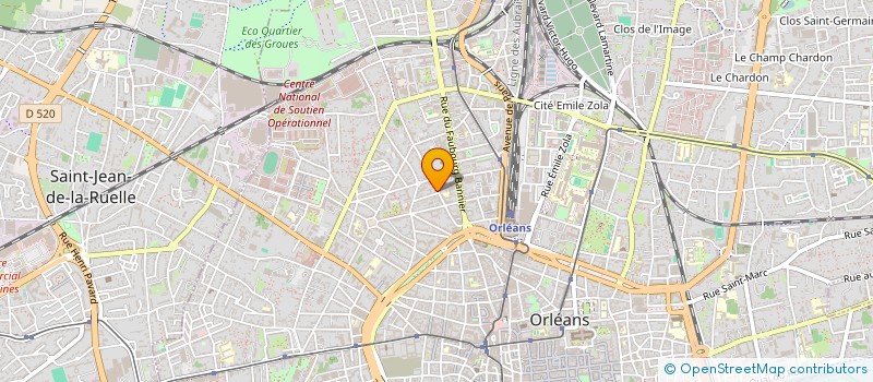 localisation de l'entreprise COPROPRIETE ORLEANS 2000 à ORLEANS