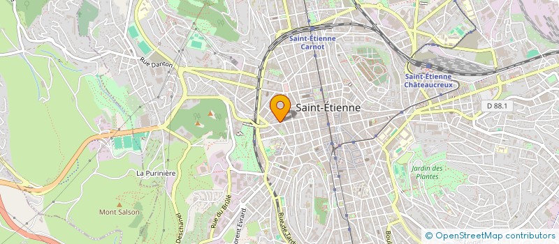 localisation de l'entreprise COPROPRIETE PAIX  SAINT-ETIENNE