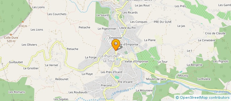 localisation de l'entreprise COPROPRIETE PALAIS DE L'ARBOIS à SAINTE-MAXIME