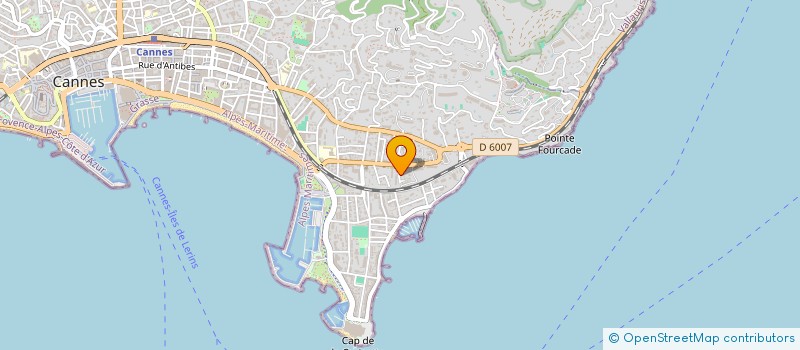 localisation de l'entreprise COPROPRIETE PALAIS VERA  CANNES