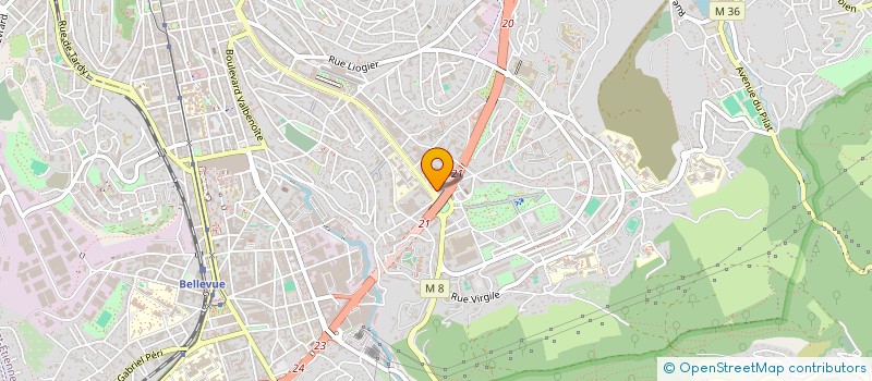 localisation de l'entreprise COPROPRIETE PANOMRAMIC A  SAINT-ETIENNE