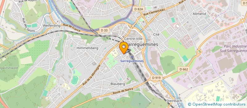 localisation de l'entreprise COPROPRIETE PARC à SARREGUEMINES