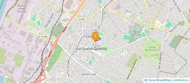 localisation de l'entreprise COPROPRIETE PARKING SILO  LE GRAND-QUEVILLY