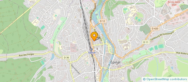 localisation de l'entreprise COPROPRIETE PARMENTIER  EPINAL