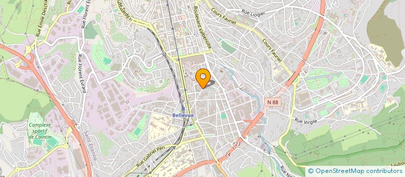 localisation de l'entreprise COPROPRIETE PASSEMENTIERS  SAINT-ETIENNE