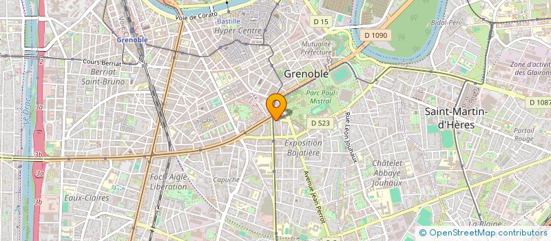 localisation de l'entreprise COPROPRIETE PASTEUR  GRENOBLE