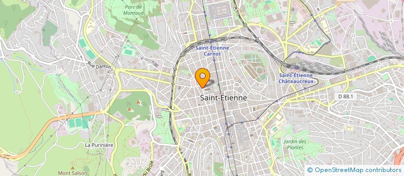 localisation de l'entreprise COPROPRIETE PAUL BERT  SAINT-ETIENNE