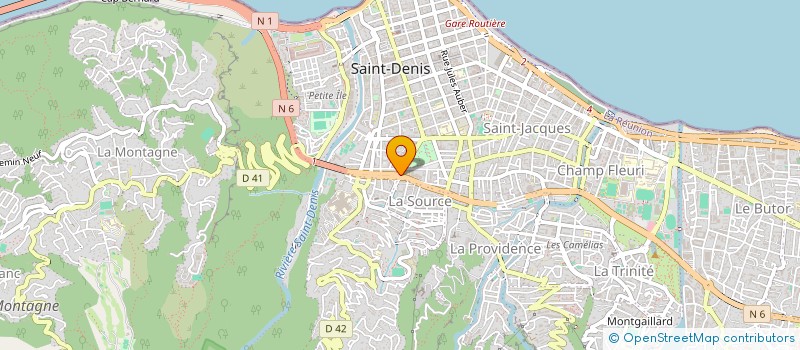 localisation de l'entreprise COPROPRIETE PENTES DE LA SOURCE à SAINT-DENIS