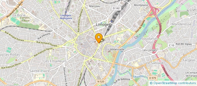 localisation de l'entreprise COPROPRIETE PERIN FLEURUS à LIMOGES