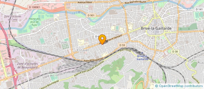 localisation de l'entreprise COPROPRIETE PERRAULT  BRIVE-LA-GAILLARDE