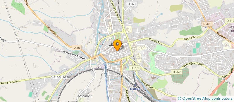 localisation de l'entreprise COPROPRIETE PETITE COUTURE  LISIEUX