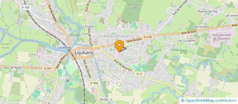 localisation de l'entreprise COPROPRIETE PEUPLERAIE 1 à LOUHANS