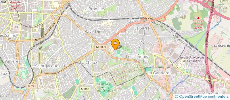 localisation de l'entreprise COPROPRIETE PICASSO 2  CLERMONT-FERRAND