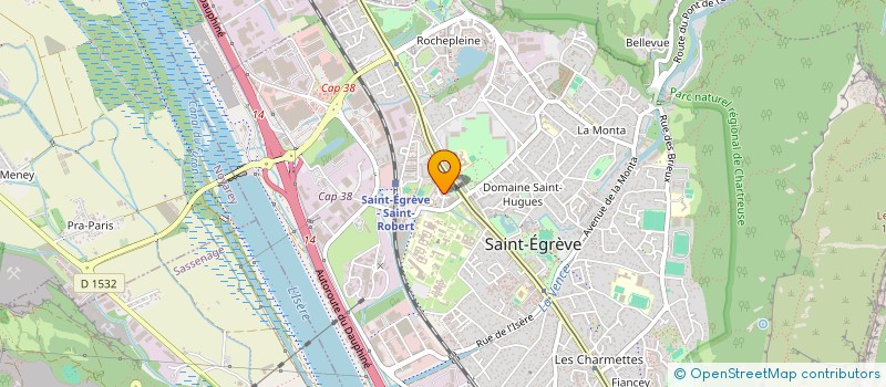 localisation de l'entreprise COPROPRIETE PINEA 2  SAINT-EGREVE