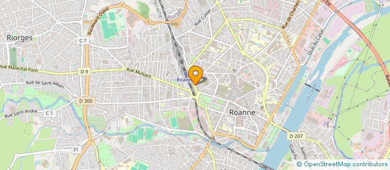 localisation de l'entreprise COPROPRIETE PITAVAL  ROANNE