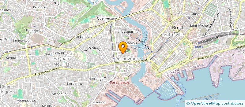 localisation de l'entreprise COPROPRIETE PL JOSEPH GOEZ  BREST
