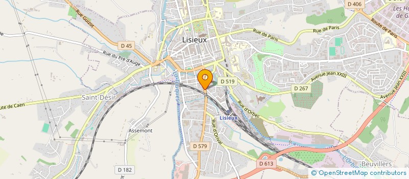 localisation de l'entreprise COPROPRIETE PLACE FOURNET  LISIEUX