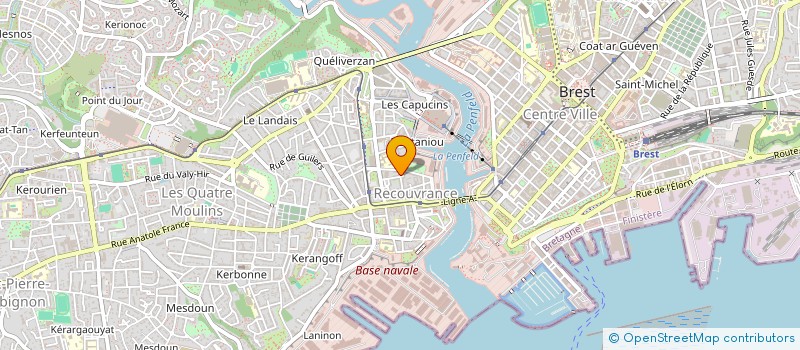 localisation de l'entreprise COPROPRIETE PLACE JOSEPH GOEZ  BREST
